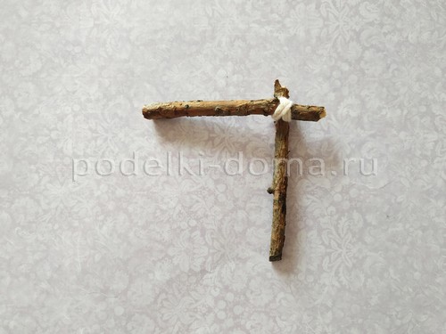 Домик и окошко — поделки из веточек Домик и окошко — поделки из веточек