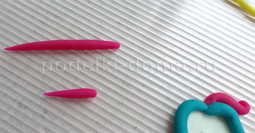 Детская поделка — лепим единорога