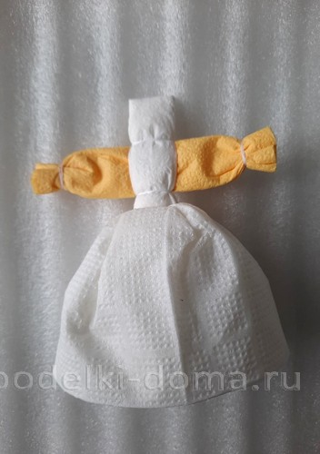 Куклы из бумажных салфеток Куклы из бумажных салфеток