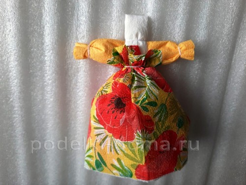 Куклы из бумажных салфеток Куклы из бумажных салфеток