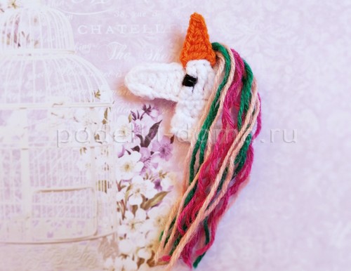 Детская поделка — лепим единорога