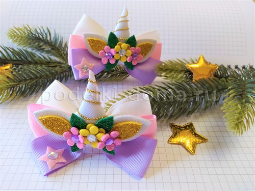 Детская поделка — лепим единорога