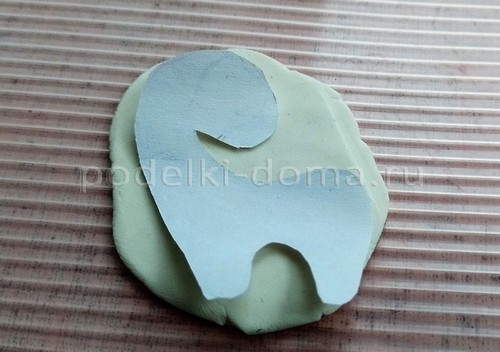 Детская поделка — лепим единорога