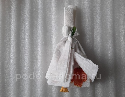 Куклы из бумажных салфеток Куклы из бумажных салфеток