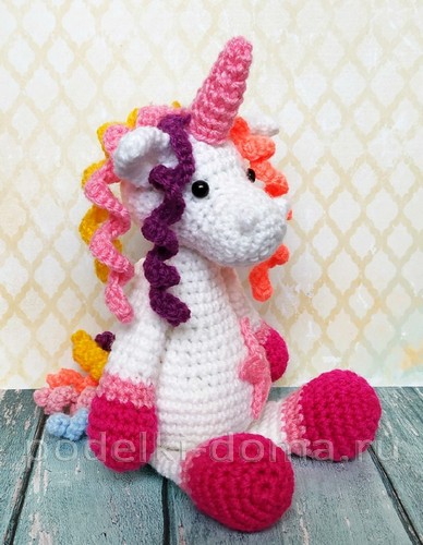 Детская поделка — лепим единорога