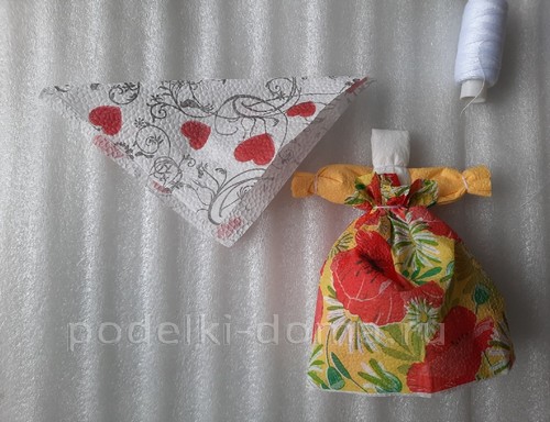 Куклы из бумажных салфеток Куклы из бумажных салфеток