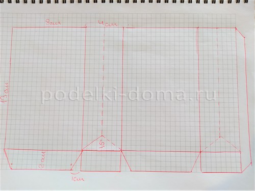 Пасхальный пакетик из картона Пасхальный пакетик из картона