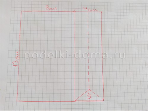 Пасхальный пакетик из картона Пасхальный пакетик из картона