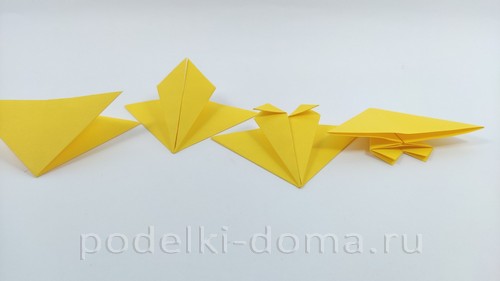 Поделка «Подсолнух» в технике оригами Поделка «Подсолнух» в технике оригами