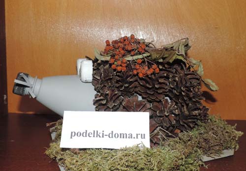 Ёжик из другие поделки из шишек Ёжик из другие поделки из шишек