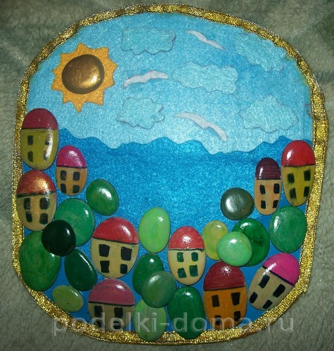 Домик и окошко — поделки из веточек Домик и окошко — поделки из веточек