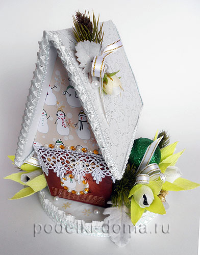 Домик и окошко — поделки из веточек Домик и окошко — поделки из веточек