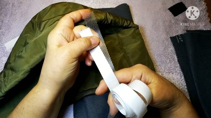 Как починить разрыв на куртке за пару минуты без иголки и ниток Как починить разрыв на куртке за пару минуты без иголки и ниток