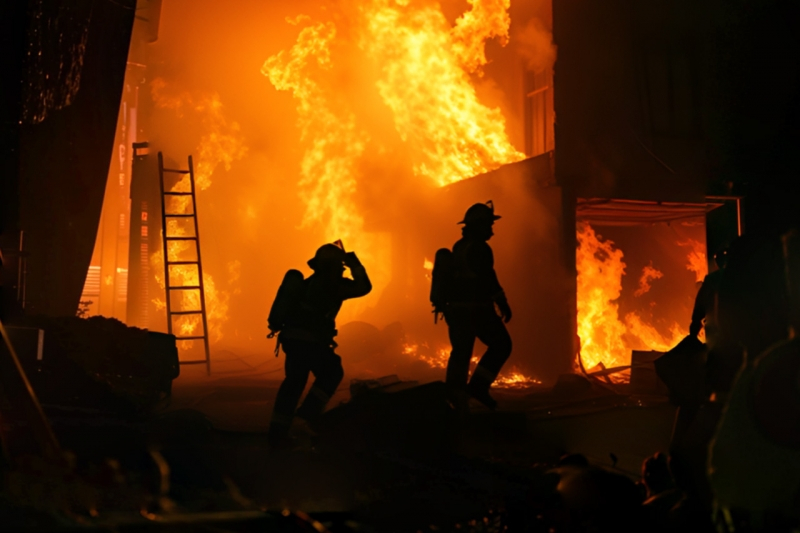 
												Пожар произошел в торговом центре Гомеля
											